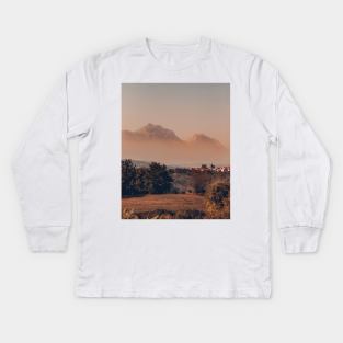 Italian Mountains Landscape Kids Long Sleeve T-Shirt